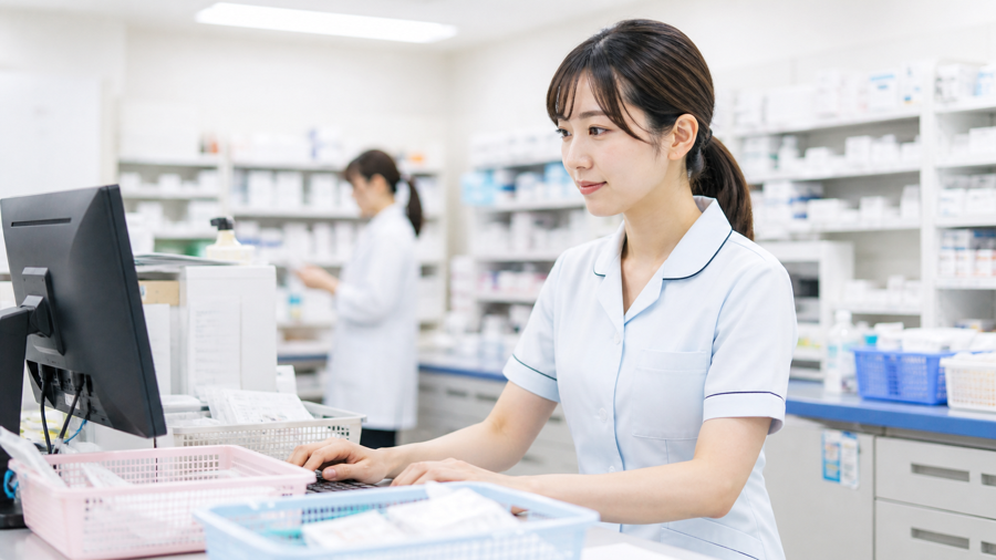事務補助（薬局）の職場イメージ