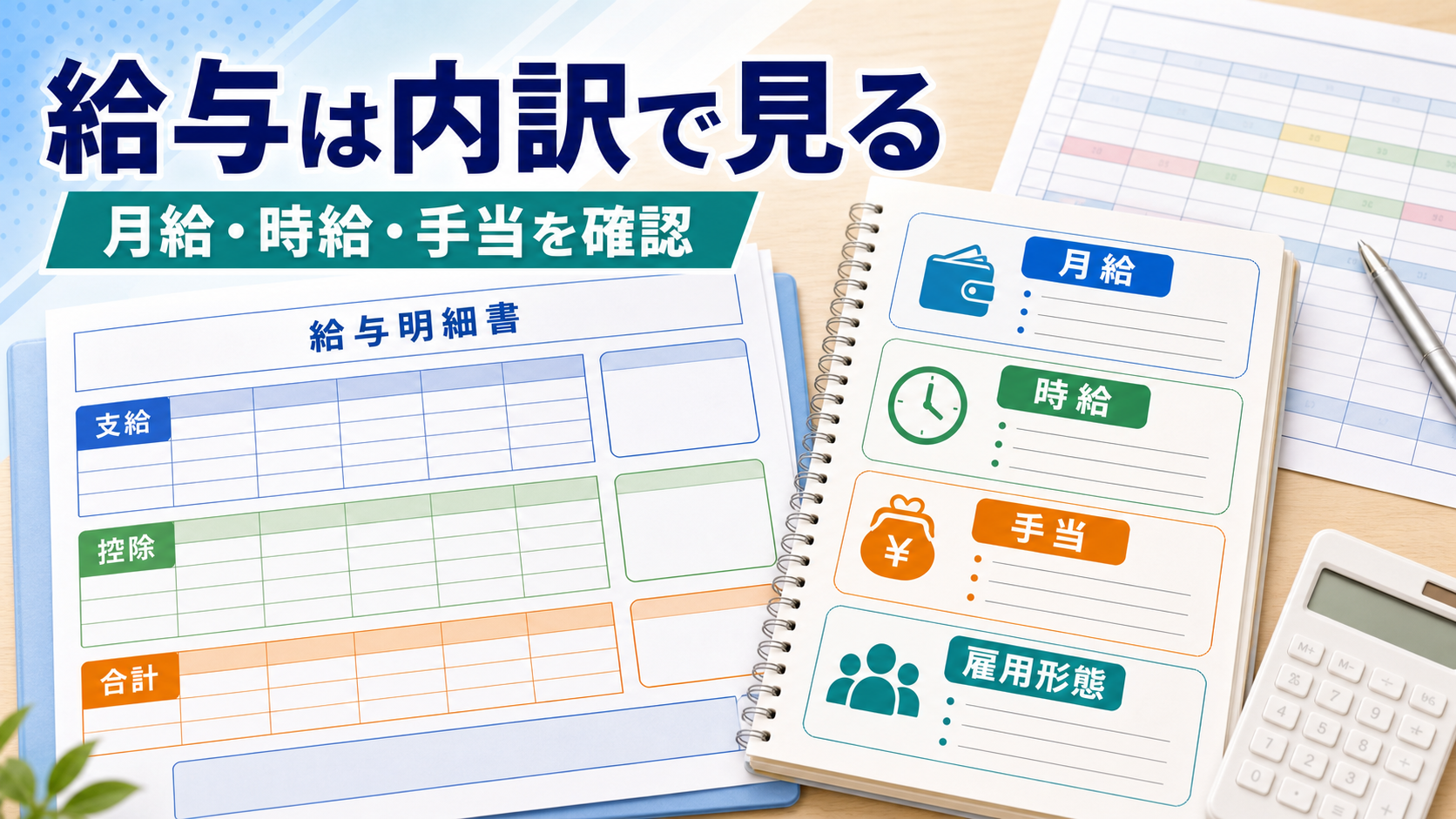調剤事務求人の月給、時給、手当、雇用形態、福利厚生を内訳で比較する要約画像
